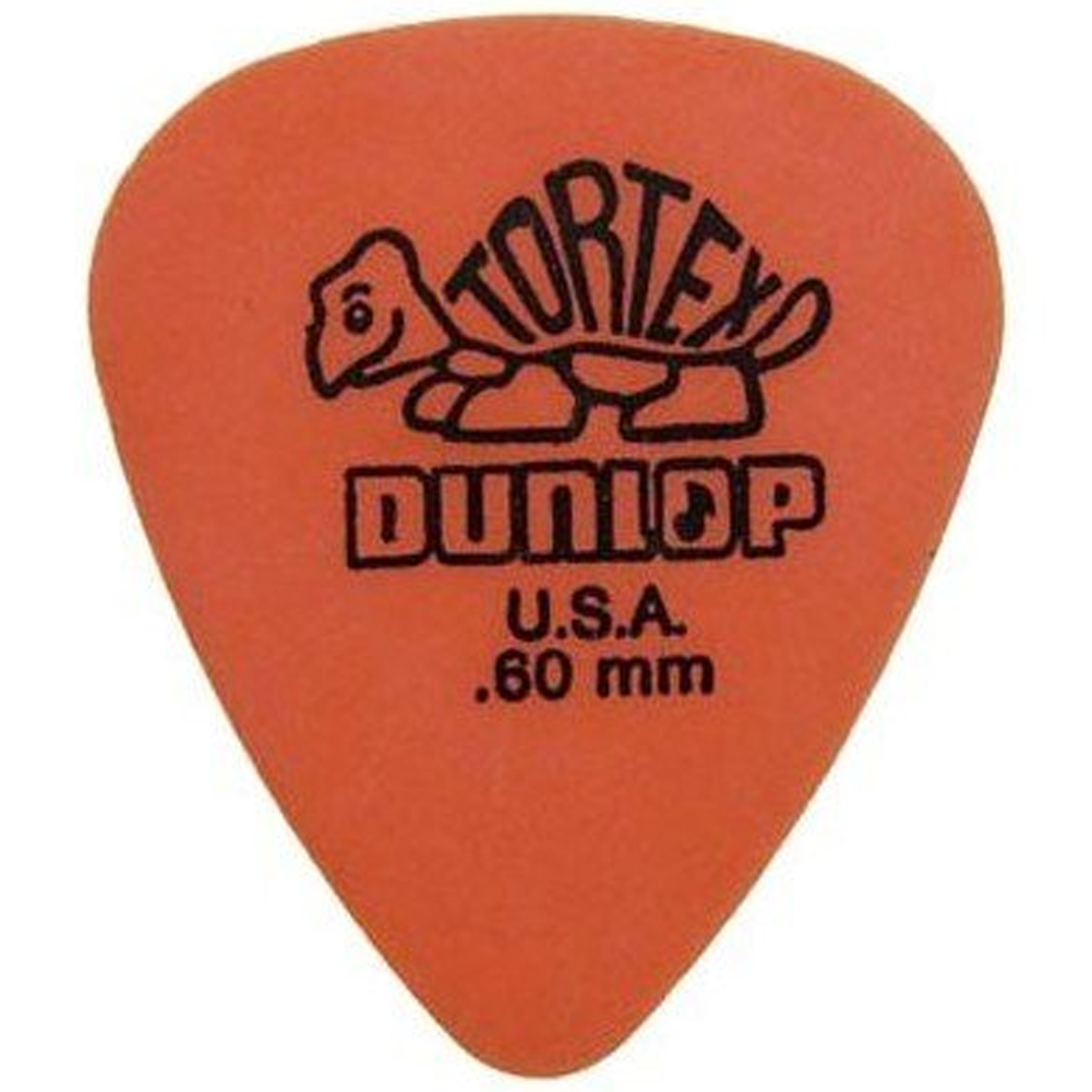 Dunlop 418R060 Tortex Standard Guitar Pick .60mm (72 Pack)