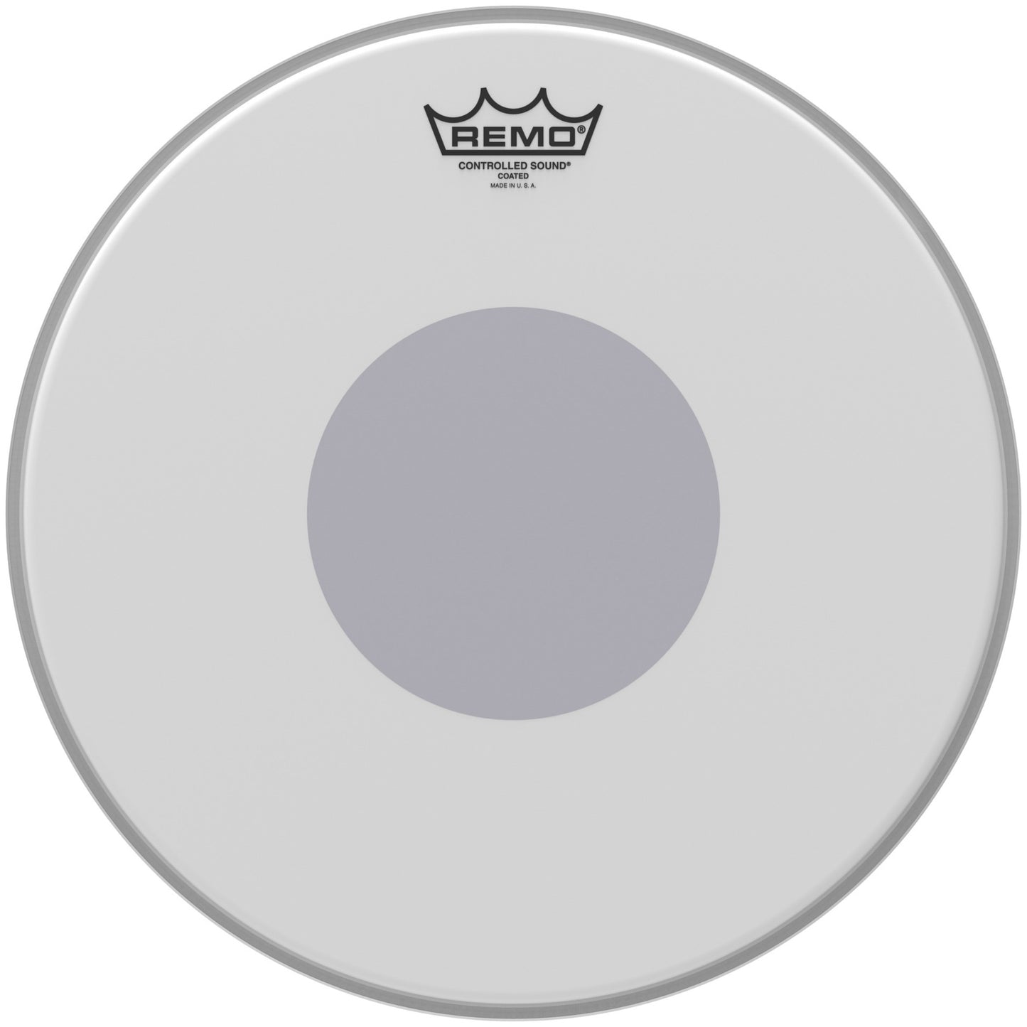 Remo CS-0114-10 Controlled Sound Coated Black Dot Drumhead Bottom Black Dot. 14"