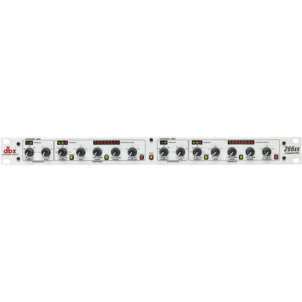 dbx 266xs Professional Audio Compressor/Gate Dynamic Processor Silver
