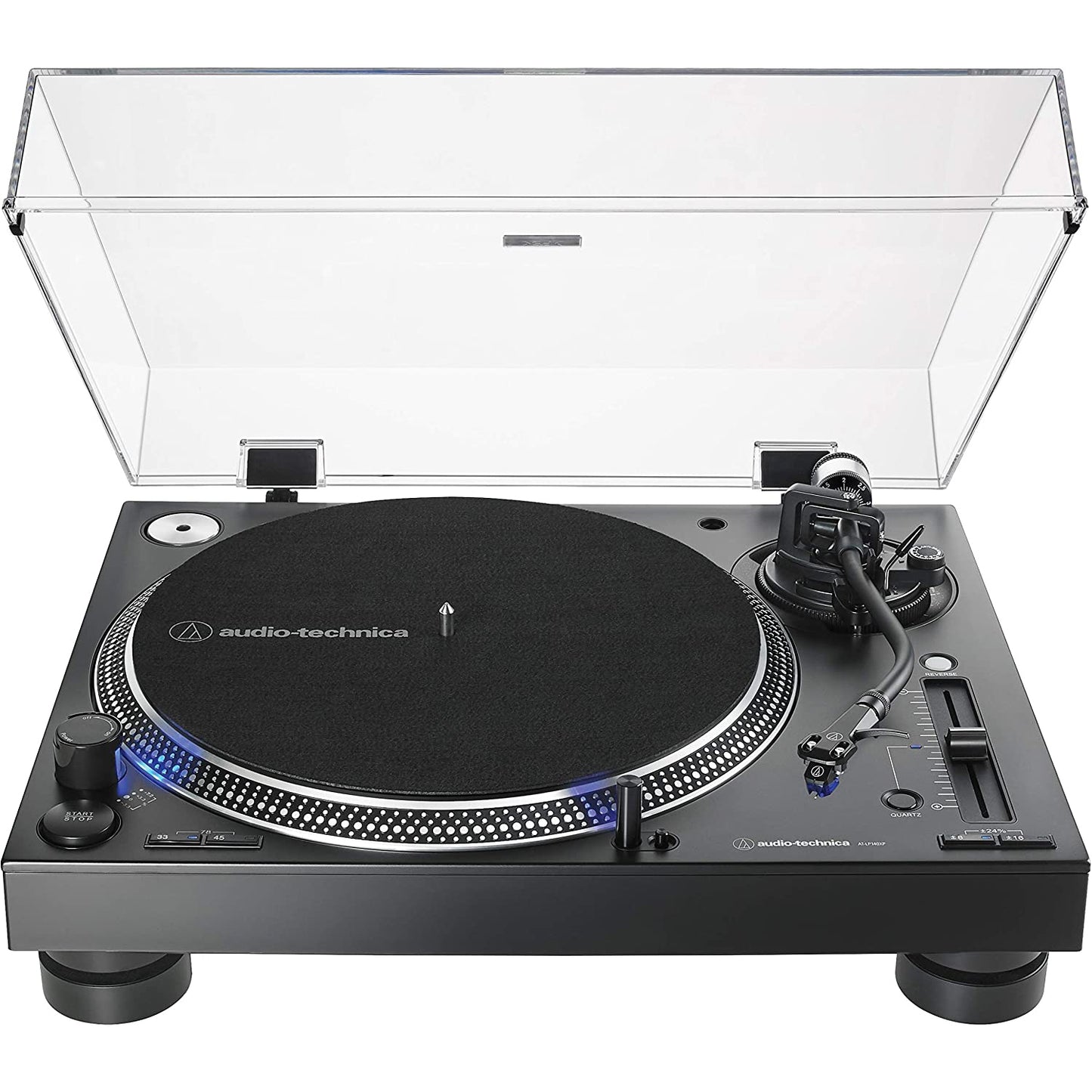 Audio-Technica AT-LP140XP-BK Direct-Drive Professional DJ Turntable