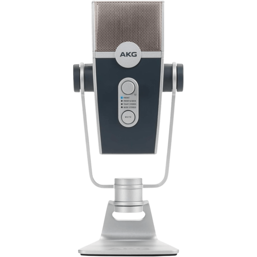 AKG Pro Audio Lyra Ultra-HD, Four Capsule, Multi-Capture Mode, USB-C Condenser Microphone for Recording and Streaming