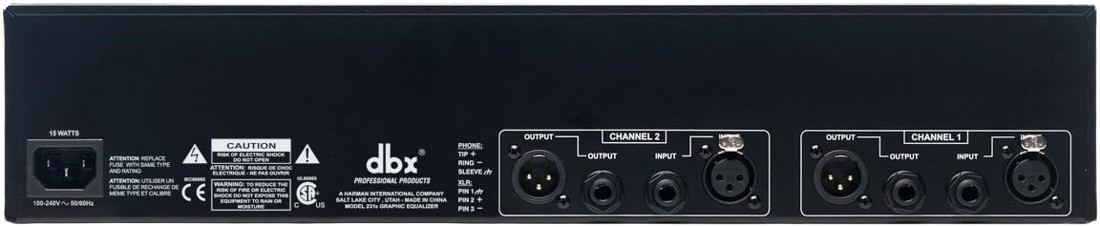 dbx 231s Dual Channel 31-Band Equalizer