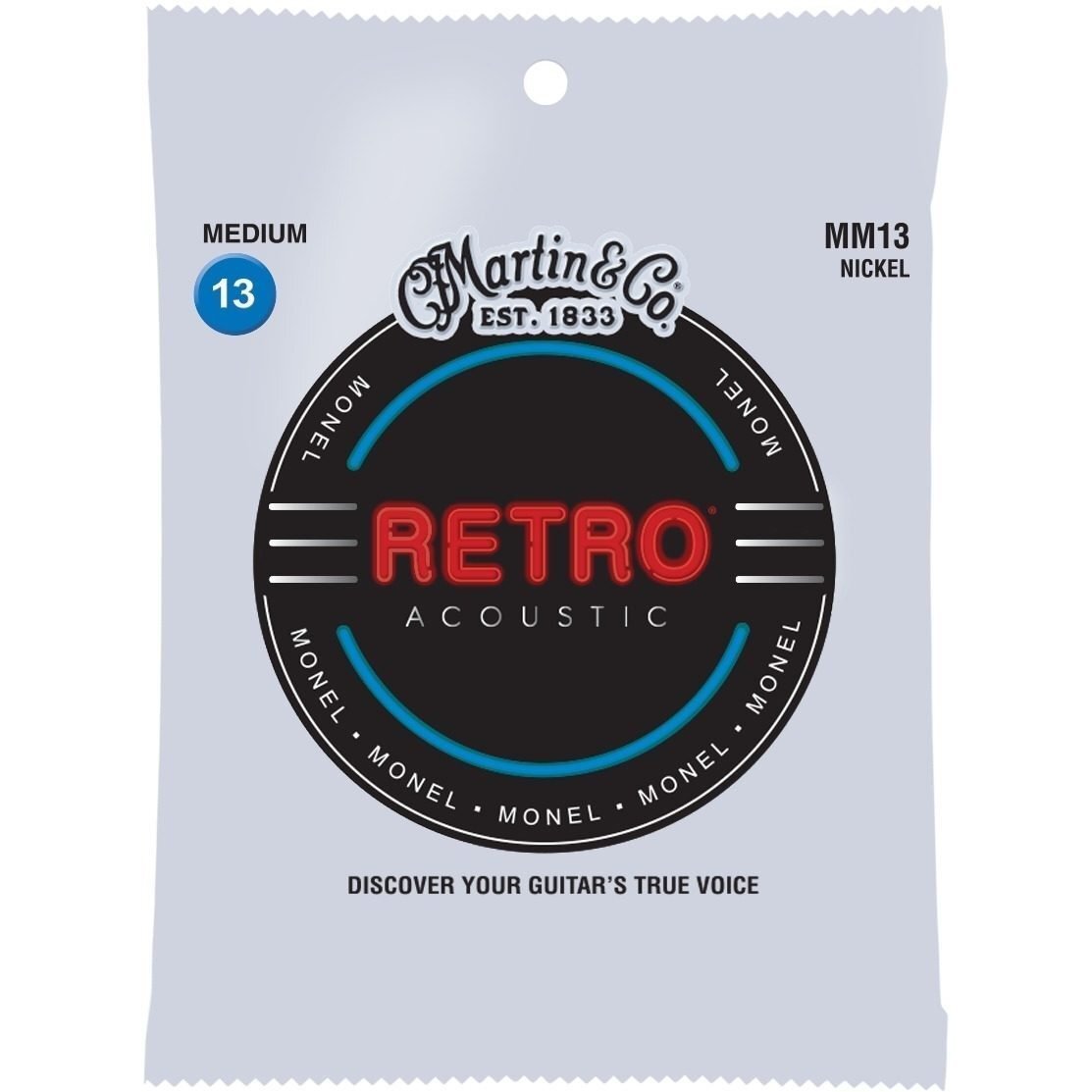 Martin MM13 Retro Medium Acoustic Guitar Strings. 13-56