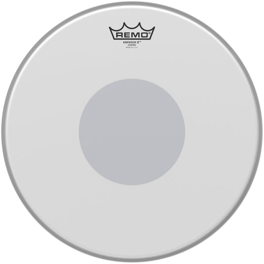 Remo BX-0114-10 Emperor X Coated Snare Drumhead Bottom Black Dot. 14"