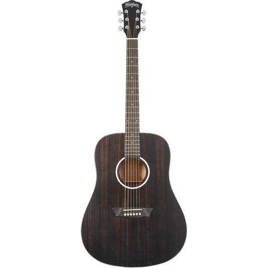 Washburn DFED-U Deep Forest Dreadnought Acoustic Guitar. Striped Ebony