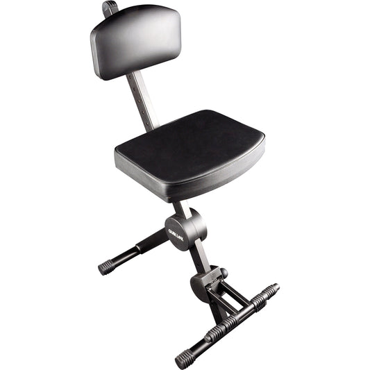 Quik Lok DX-749 Musicians Stool w/ Backrest