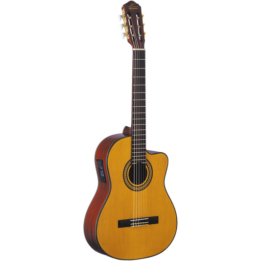 Oscar Schmidt OC11CE-A Classical Cutaway Acoustic Electric. Natural Spruce