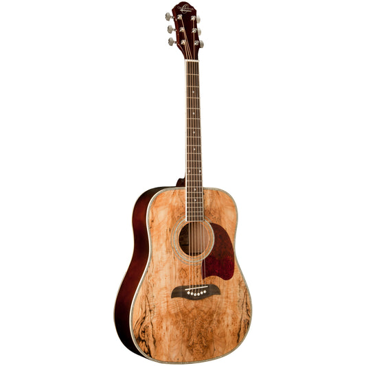 Oscar Schmidt OG2SM-R Dreadnought Acoustic Guitar. Spalted Maple