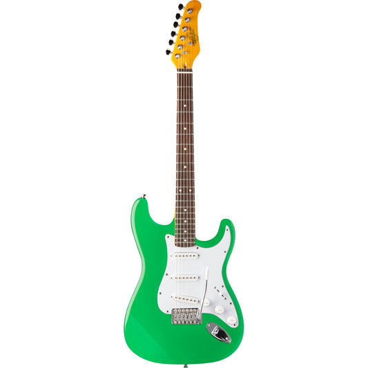 Oscar Schmidt OS-300-SFG-A Double Cut Electric Guitar. Surf Green