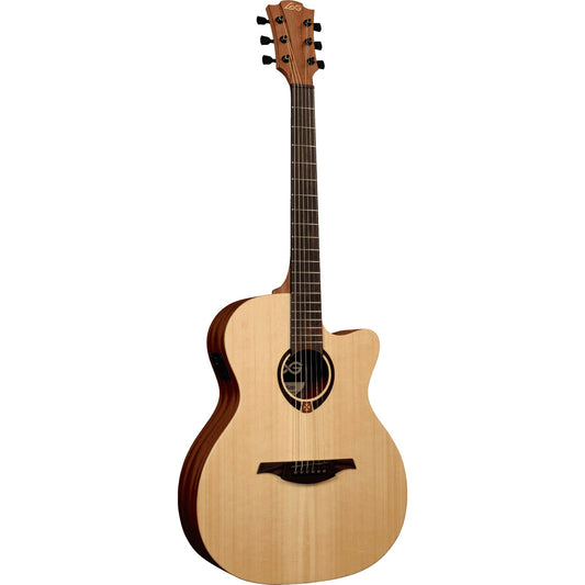 LAG T70ACE Tramontane Auditorium Cutaway Acoustic-Electric Guitar