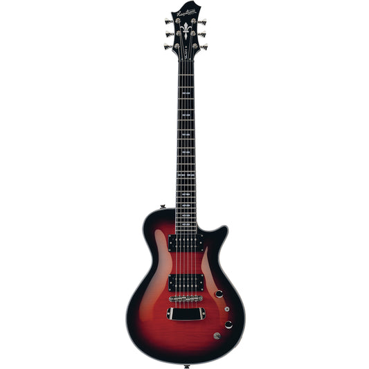 Hagstrom ULSWE-BGB Ultra Swede Electric Guitar. Burgandy Burst