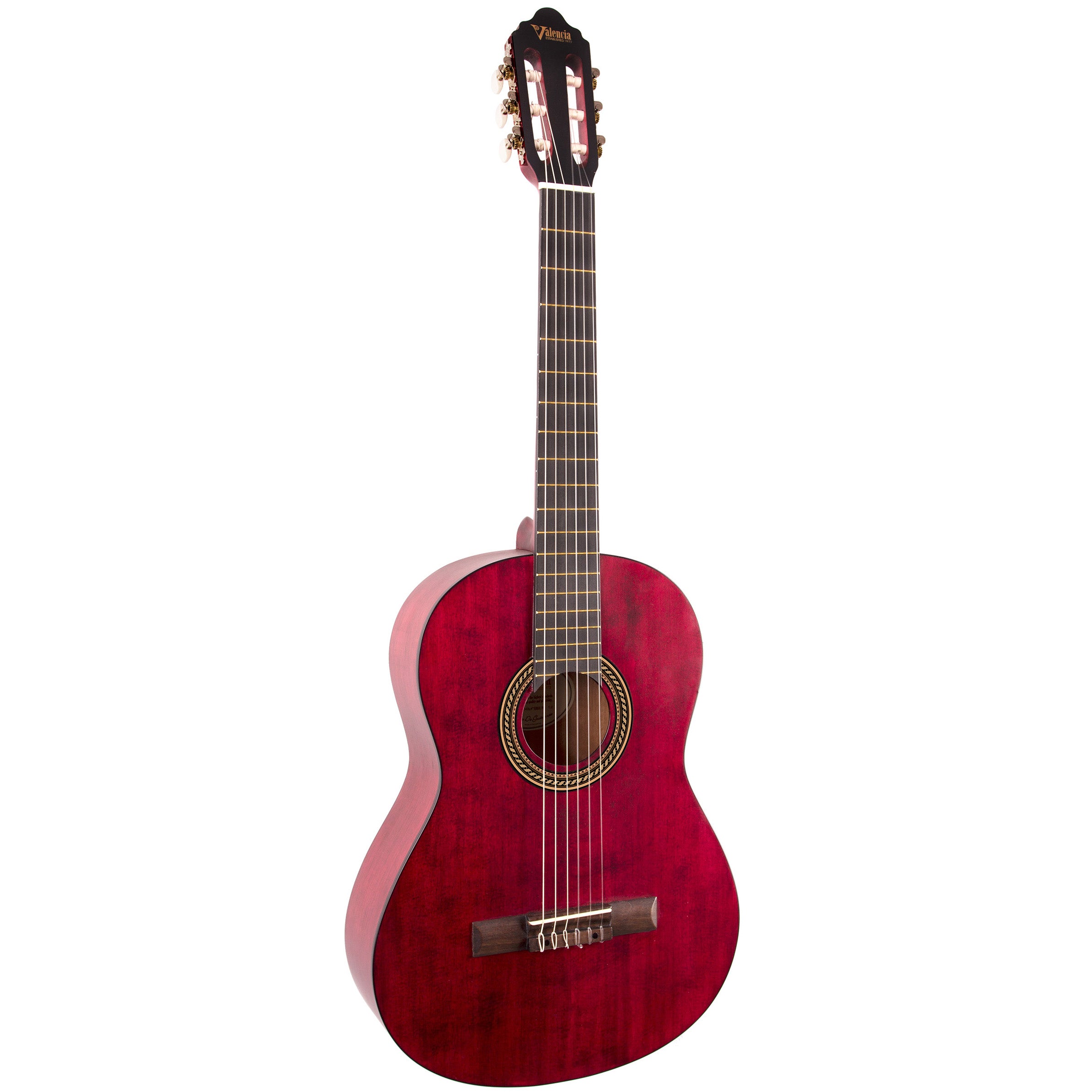 Valencia VC204TWR 200 Series Classical Guitar. Transparent Wine – Nova ...